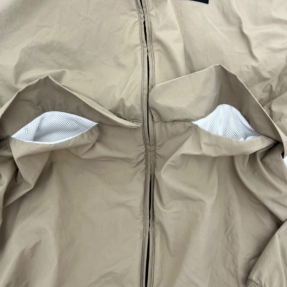 Adidas Mens Size XS Windbreaker Jacket Brown City Tech Utility Full Zip Hooded - Picture 4 of 10